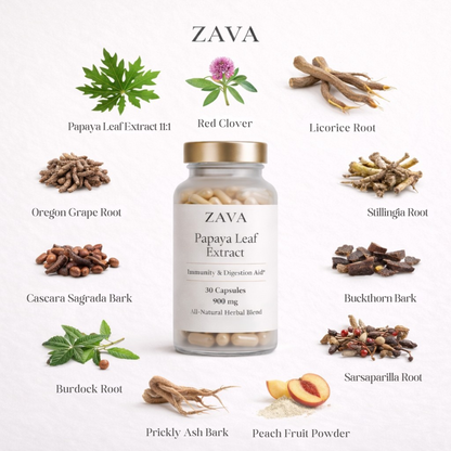 ZAVA Papaya Leaf Extract – Immunity & Digestion Aid*